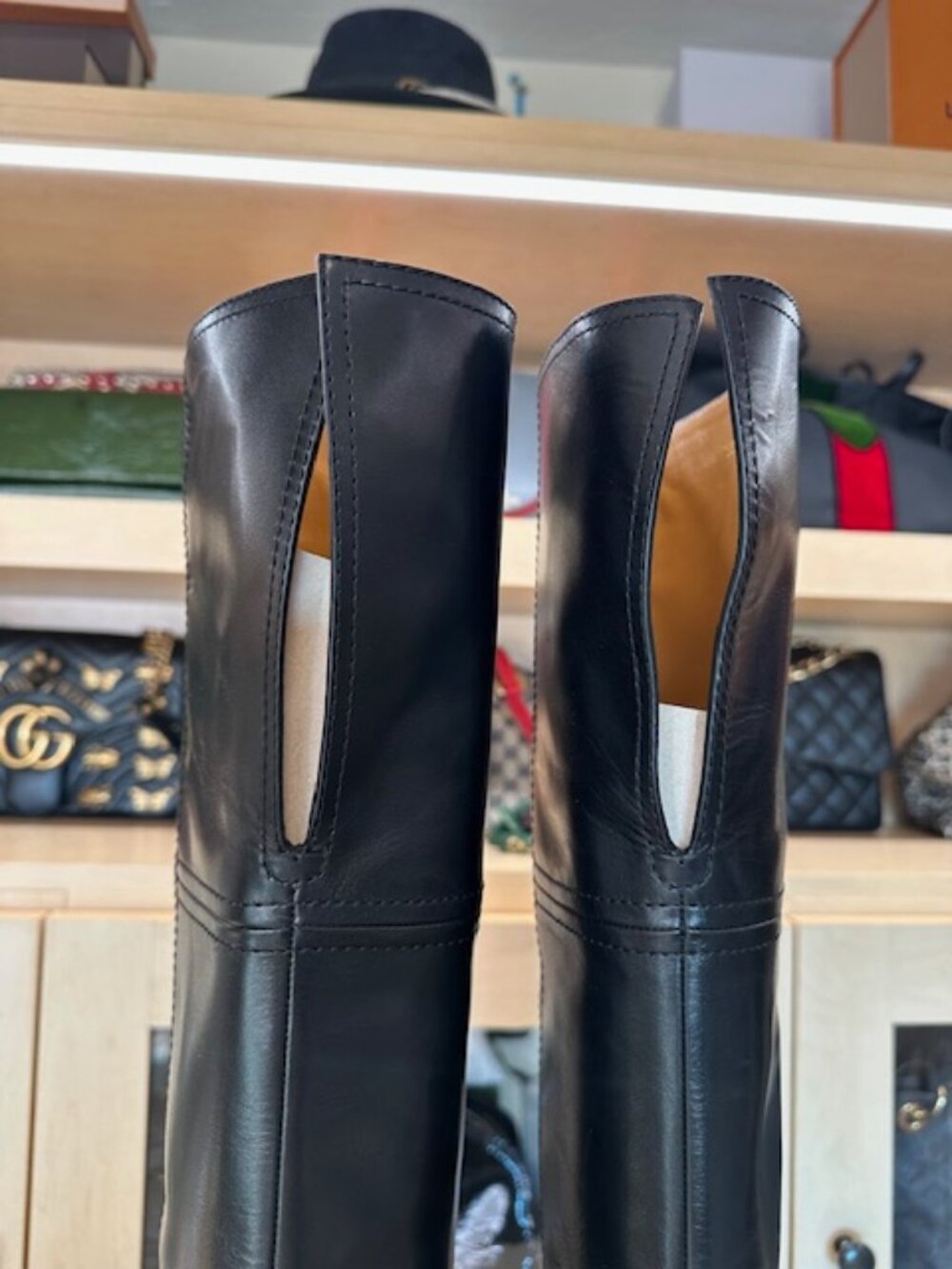 Gucci Over The Knee Black Boots Brand new size 38 - Picture 4 of 7